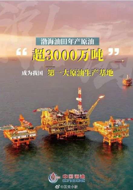 我国最大海上自营油田累产原油突破1亿吨