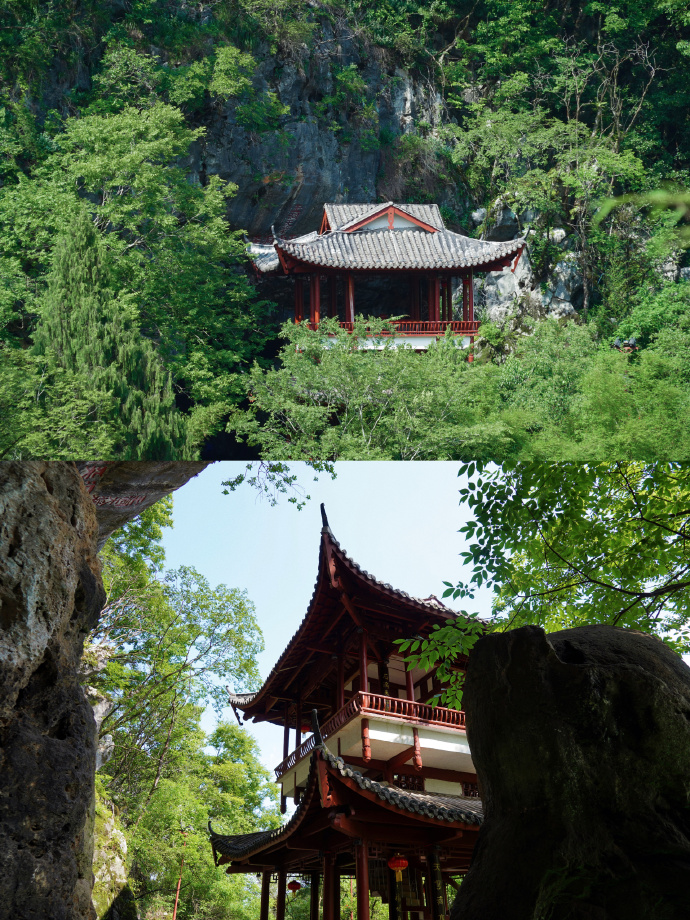 明溪山间的水秀绿海