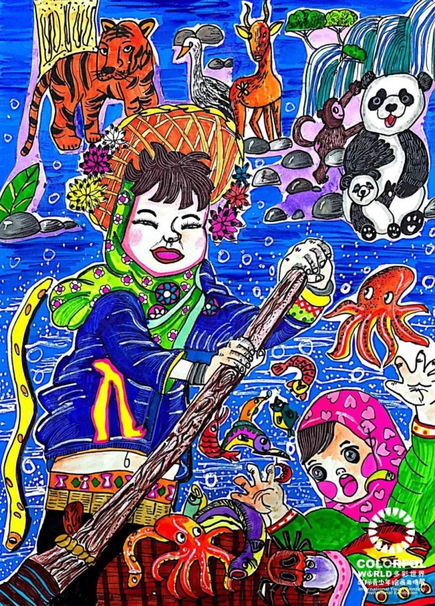 易捷微光计划乡村青少年书画作品展在京举办